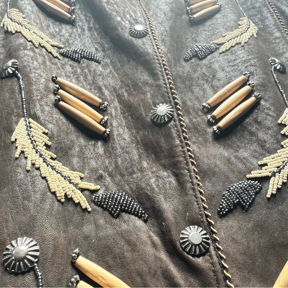 Tribe America Leather Jacket wm 14 - Picture 2 of 13